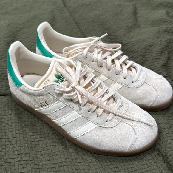adidas gazelle silver green womens Adidas Gazelle Indoor 'Light Blue/Wonder White' -Originally $130.00 –  Unheardof Brand main image 0